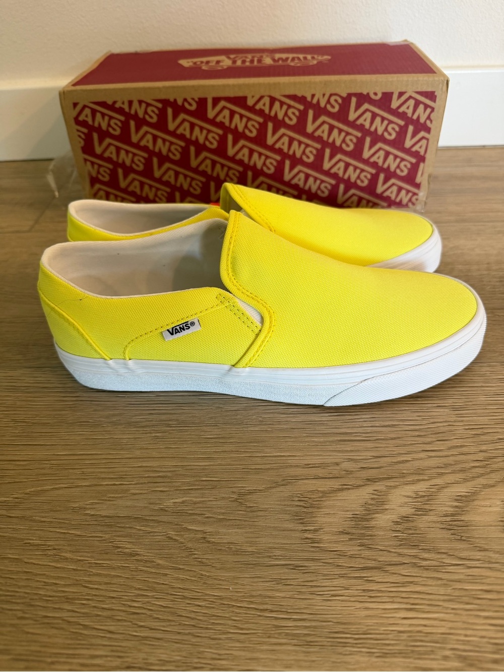 Vans Slip-On Canvas Shoes - Bright Yellow